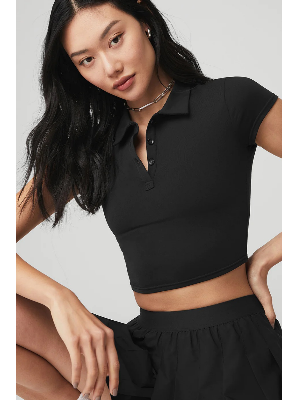 Women's Crop Polo