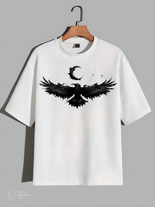 Winged Enigma_ T-Shirt Crow